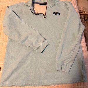 Preptec Lauren James Quarter Zip Light Blue Size XL Excellent Condition